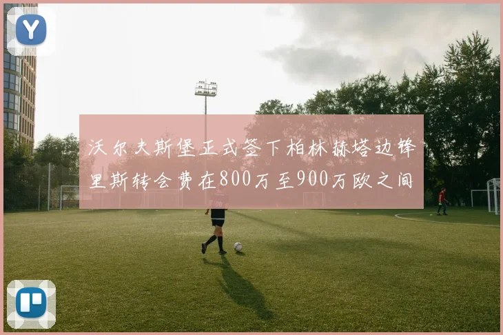 沃尔夫斯堡正式签下柏林赫塔边锋里斯转会费在800万至900万欧之间
